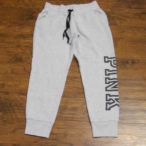VS Pink grey joggers